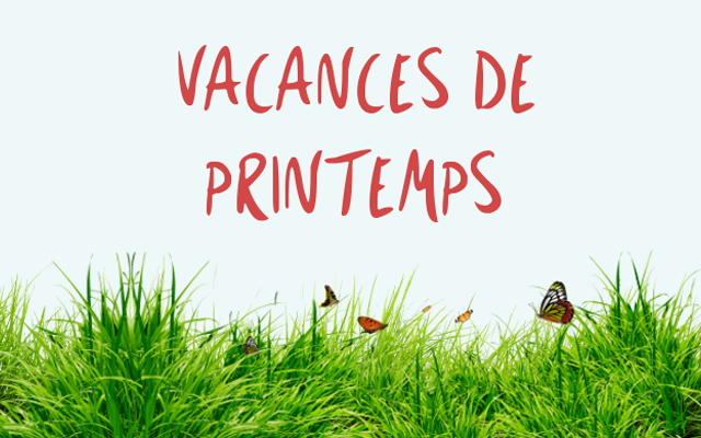 You are currently viewing Programme des vacances de printemps 2024